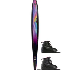 HO Women's Carbon Omega Max Water Ski W/ Double Women's Stance 110 Bindings - 2023