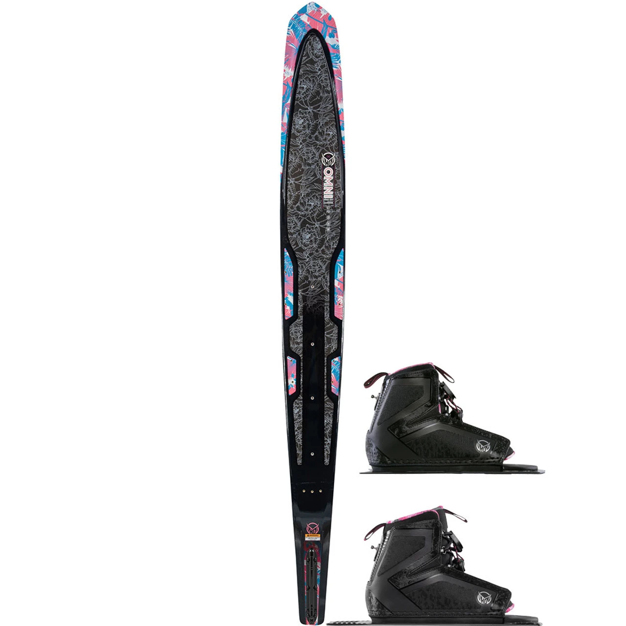 HO Women's Carbon Omni Water Ski W/ Double Women's Stance 110 - 2022 1 HO Women's Carbon Omni Water Ski W/ Double Women's Stance 110 - 2022