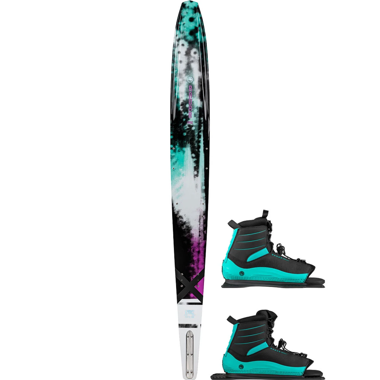 Radar Women's Lyric Water Ski W/ Double Lyric Bindings - 2022 1 Radar Women's Lyric Water Ski W/ Double Lyric Bindings - 2022
