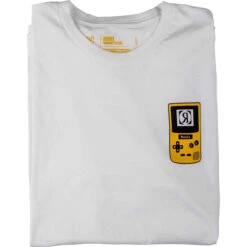 Ronix Game Dude T-Shirt - White -Radar Shop 2023 RONIX SOFTGOODS TEE GAME DUDE FOLDED 2 47814.1665602879