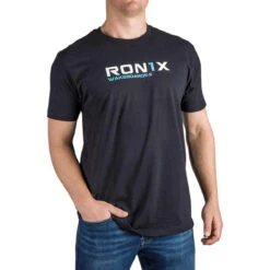 Ronix One T-Shirt - 1260 Black -Radar Shop 2023 RONIX SOFTGOODS TEE ONE MODEL 3 42957.1665602565