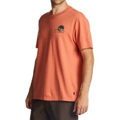 Billabong Sunset SS T-Shirt -Radar Shop Billabong Sunset Short Sleeve Tee Shirt Coral Alternate 4 63512.1674852737