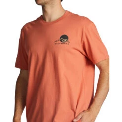 Billabong Sunset SS T-Shirt -Radar Shop Billabong Sunset Short Sleeve Tee Shirt Coral Alternate 5 46512.1674852737