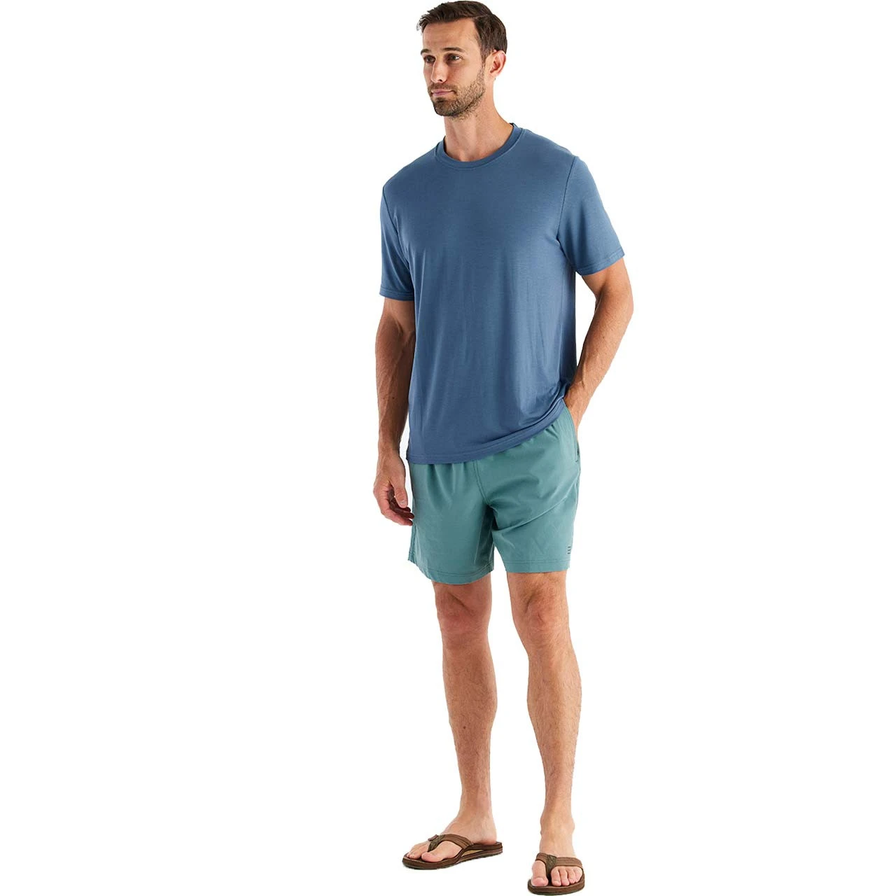 Free Fly Men's Breeze Short - 6" Sabal Green 3 Free Fly Men's Breeze Short - 6" Sabal Green - Image 3