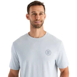 Free Fly Flats Patrol Tee - Heather Aspen Grey