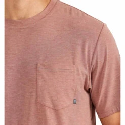 Free Fly Men's Bamboo Flex Pocket Tee - Heather Brick 5 Free Fly Men's Bamboo Flex Pocket Tee - Heather Brick -Radar Shop Free Fly Apparel Mens flex pocket tee heather brick pocket 35228.1678907384
