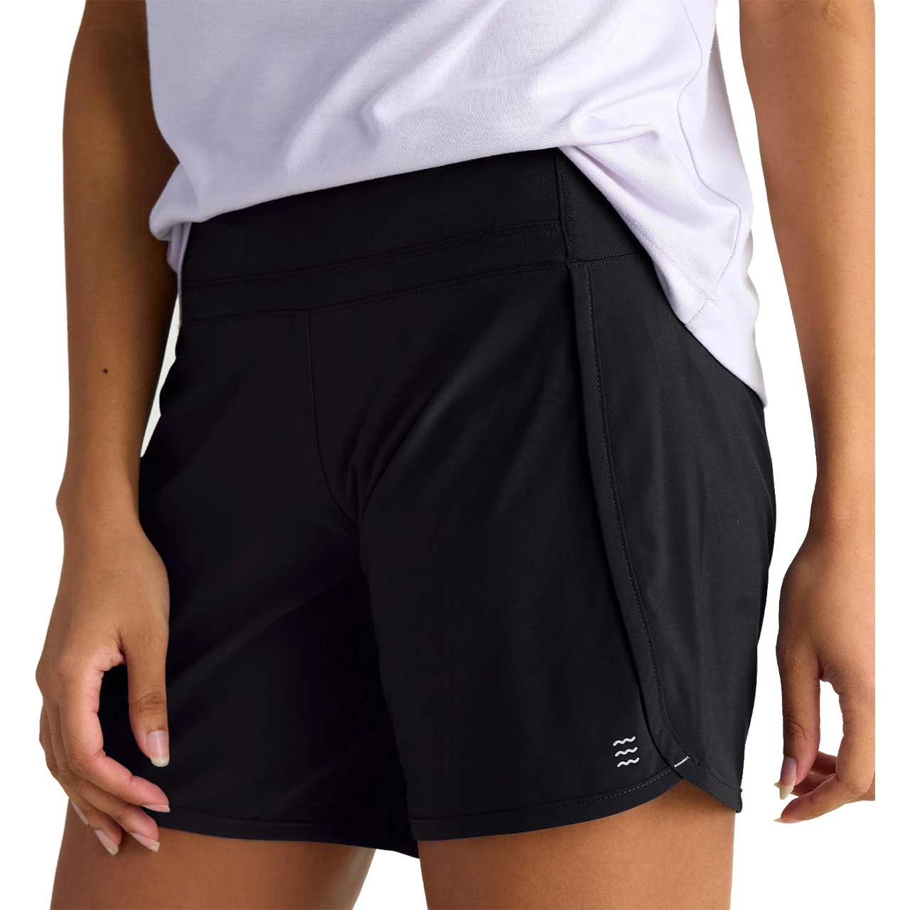 Free Fly Women's Bamboo-Lined Breeze Short - Black 2 Free Fly Women's Bamboo-Lined Breeze Short - Black - Image 2