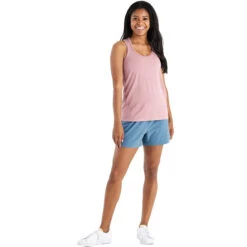 Free Fly Women's Pull-On Breeze Short - Pacific Blue 5 Free Fly Women's Pull-On Breeze Short - Pacific Blue -Radar Shop Free Fly Apparel Womens breeze short 6in pacific blue model 23267.1680285837