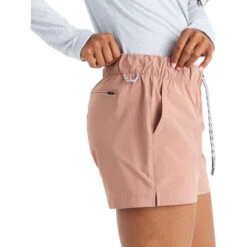 Free Fly Women's Latitude Short - Light Sangria 5 Free Fly Women's Latitude Short - Light Sangria -Radar Shop Free Fly Apparel Womens latitude short light sangria side 08791.1678909643