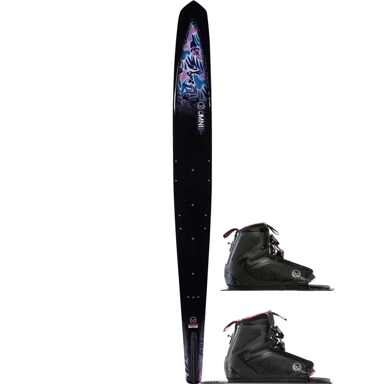 HO Women's Omni Water Ski W/ Double Women's Stance 110 Bindings - 2023 1 HO Women's Omni Water Ski W/ Double Women's Stance 110 Bindings - 2023