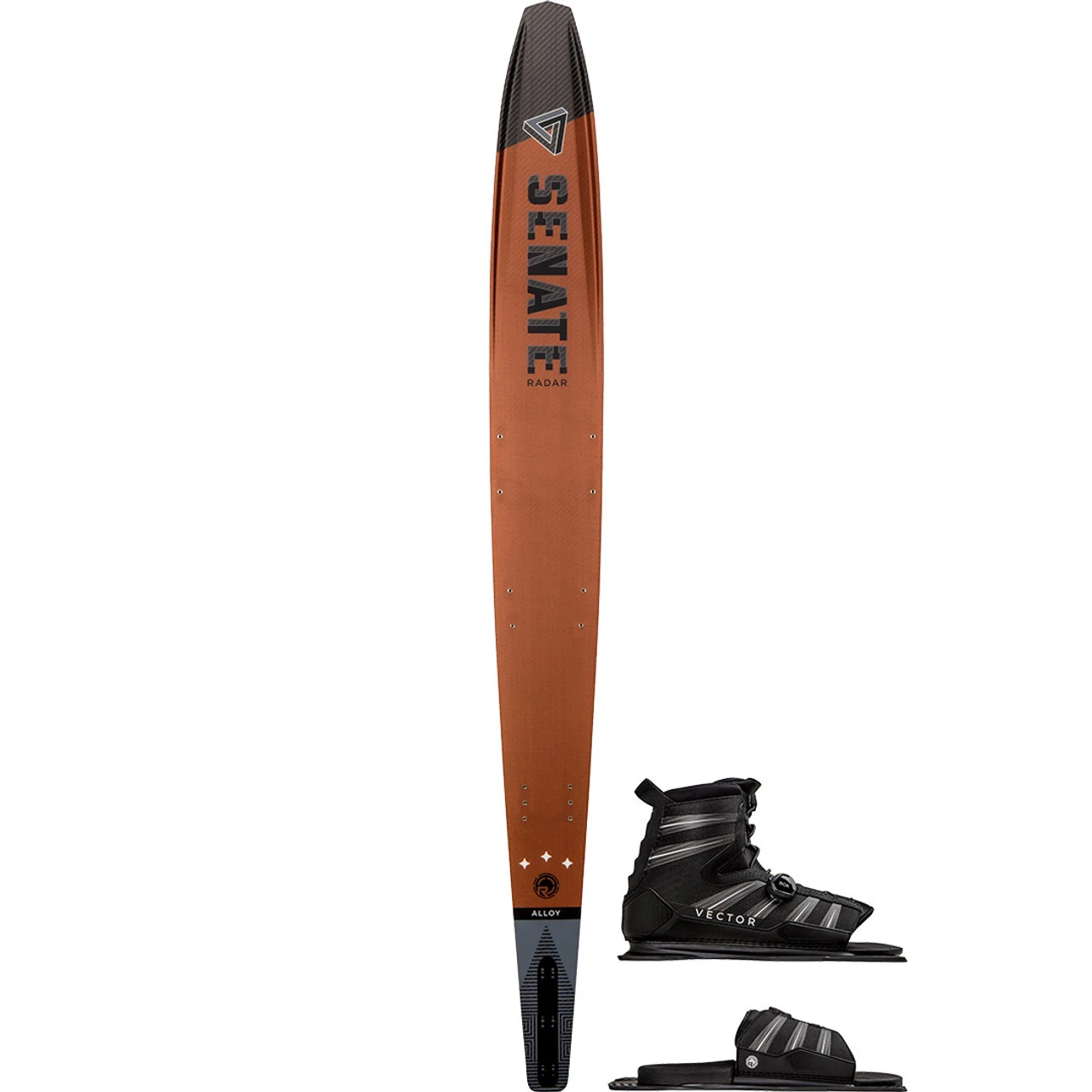Radar Senate Alloy Water Ski W/ BOA Vector And BOA RTP - 2023 1 Radar Senate Alloy Water Ski W/ BOA Vector And BOA RTP - 2023