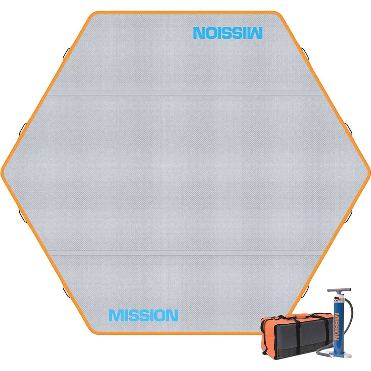 Mission Reef Inflatable Water Mat - 11.5' X 13' HEX 1 Mission Reef Inflatable Water Mat - 11.5' X 13' HEX