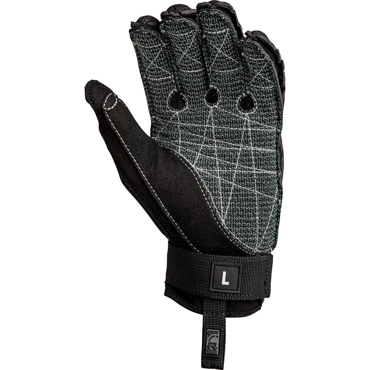 Radar Vapor Boa-K Inside-Out Water Ski Gloves - Black 3 Radar Vapor Boa-K Inside-Out Water Ski Gloves - Black - Image 3