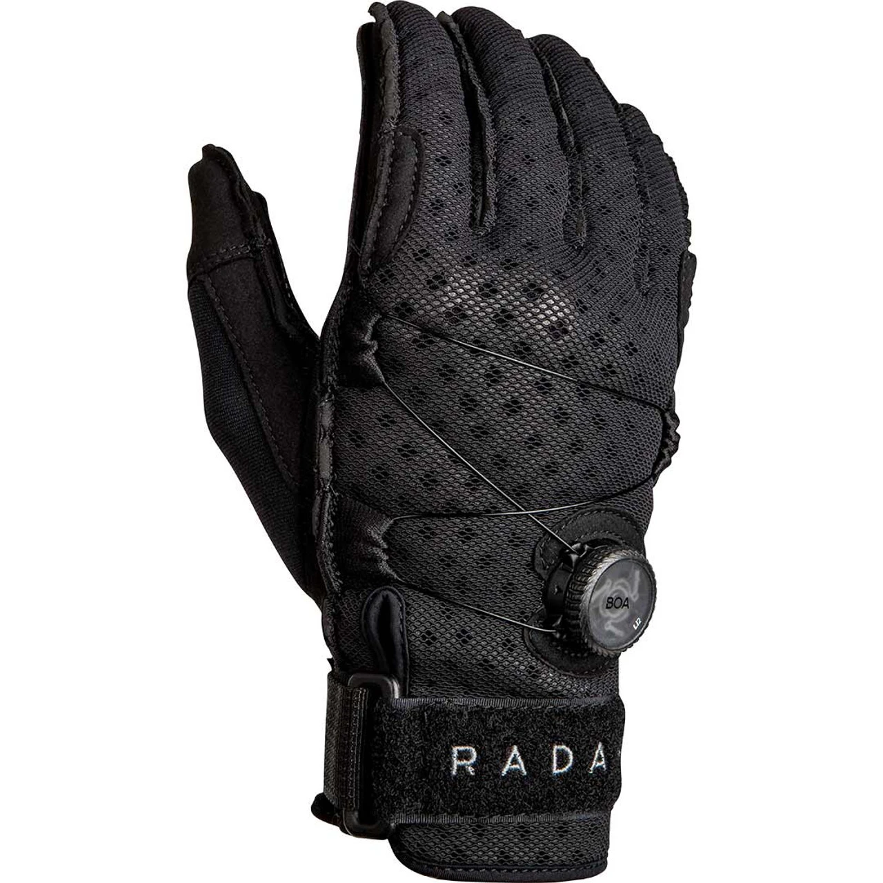 Radar Vapor Boa-K Inside-Out Water Ski Gloves - Black 2 Radar Vapor Boa-K Inside-Out Water Ski Gloves - Black - Image 2