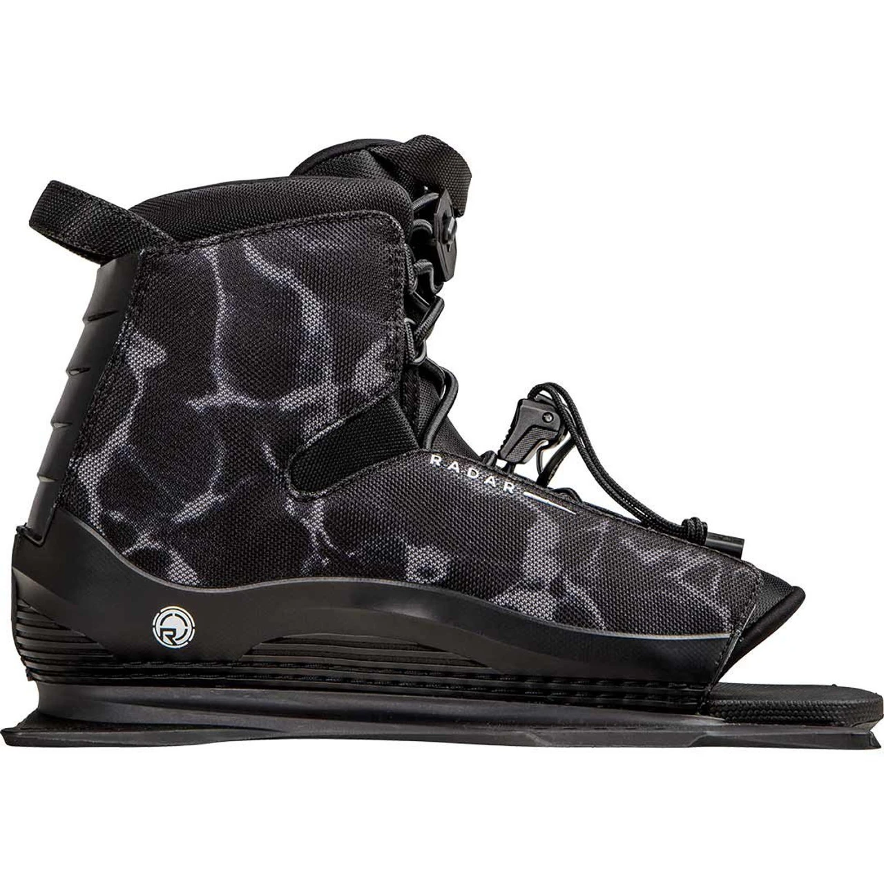 Radar Lyric Water Ski Binding Feather Frame - Black Swirl 2 Radar Lyric Water Ski Binding Feather Frame - Black Swirl - Image 2