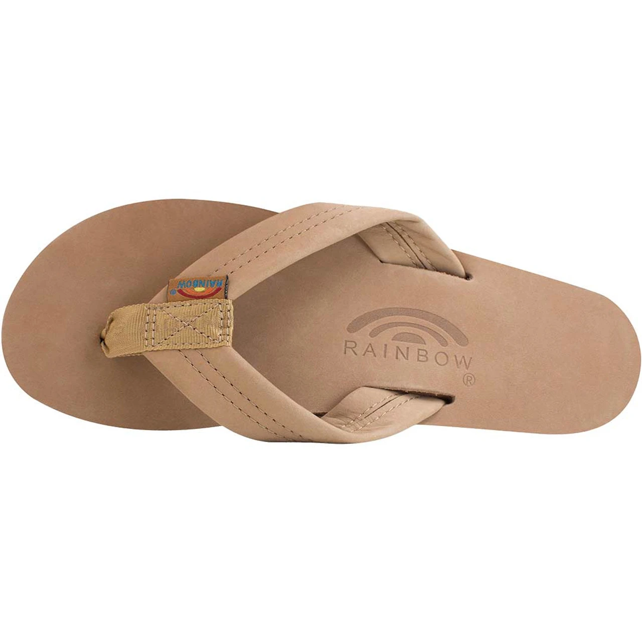 Rainbow Ladies Single Layer Premier Leather Sandal With Arch Support - Sierra Brown 3 Rainbow Ladies Single Layer Premier Leather Sandal With Arch Support - Sierra Brown - Image 3