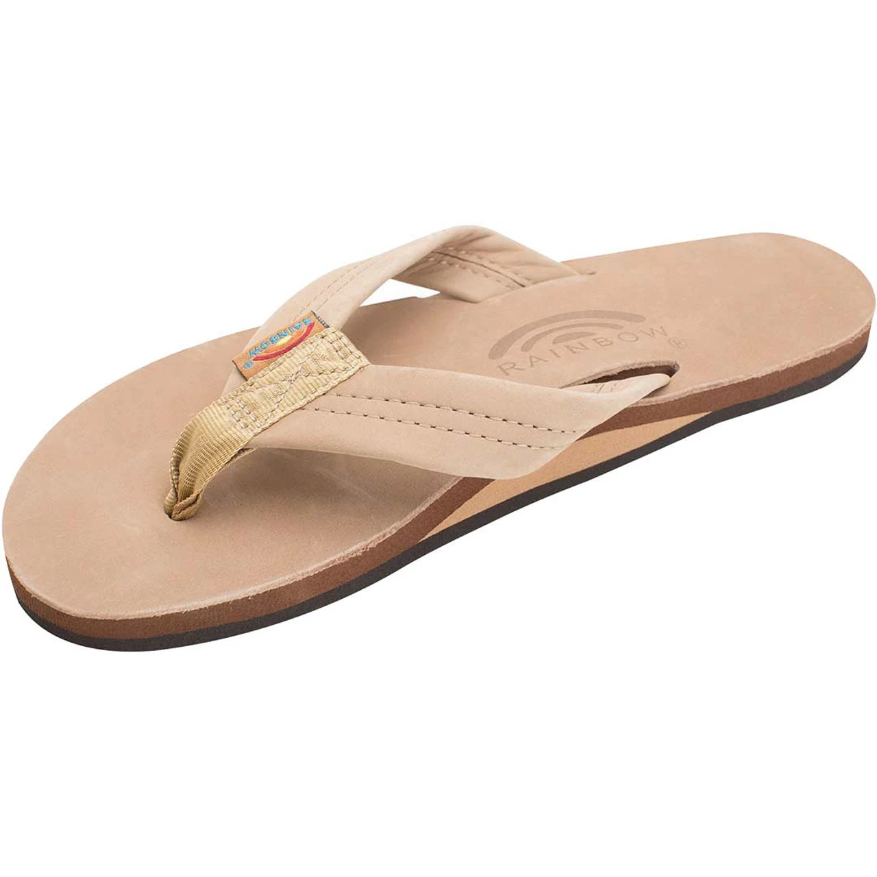 Rainbow Ladies Single Layer Premier Leather Sandal With Arch Support - Sierra Brown 1 Rainbow Ladies Single Layer Premier Leather Sandal With Arch Support - Sierra Brown
