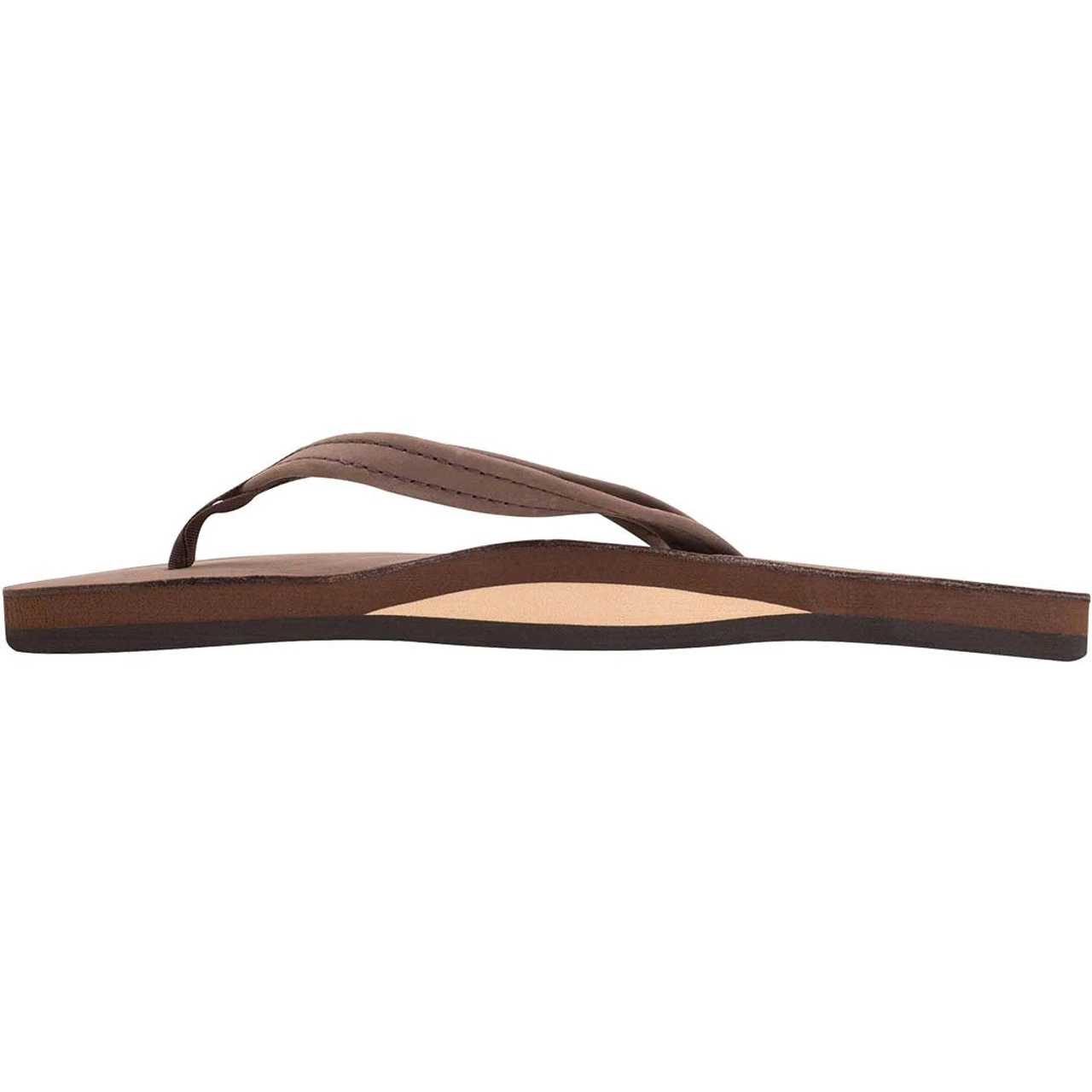 Rainbow Ladies Single Layer Premier Leather Sandal With Arch Support - Expresso 2 Rainbow Ladies Single Layer Premier Leather Sandal With Arch Support - Expresso - Image 2