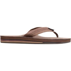 Rainbow Double Layer Premier Leather Sandal With Arch Support - Expresso -Radar Shop Rainbow Rainbow Double Layer Premier Leather with Arch Support Expresso Right 93859.1656422490